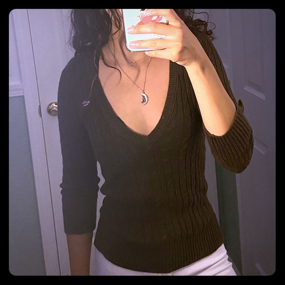 Mid sleeve Hollister top